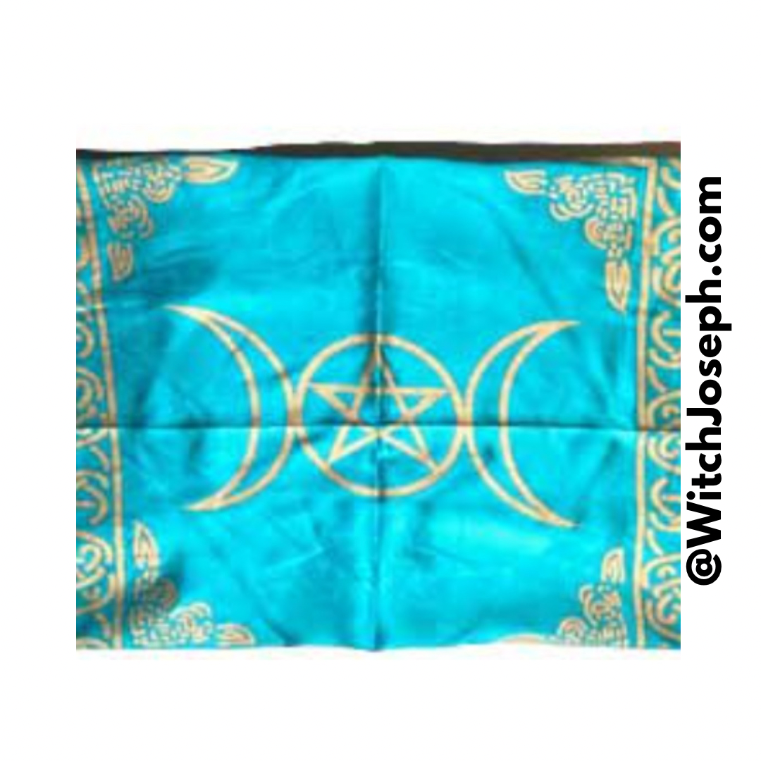 Turquoise Triple Moon Cloth