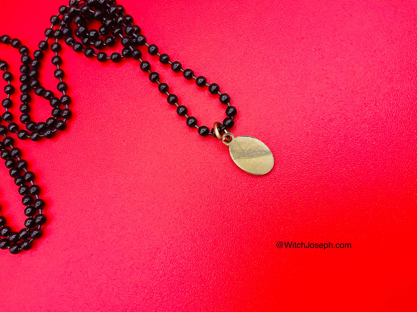 Krampus Holiday Brass Necklace