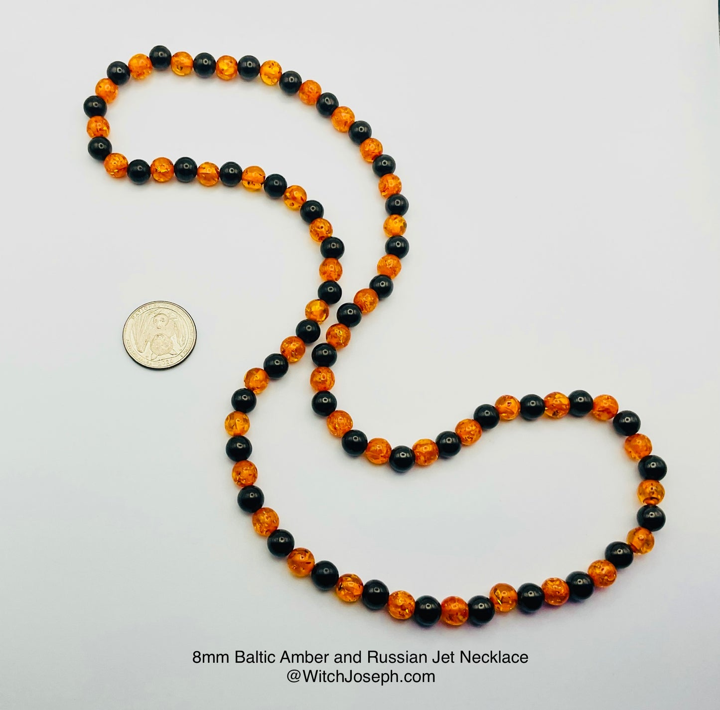 Baltic Amber and Russian Jet Necklace