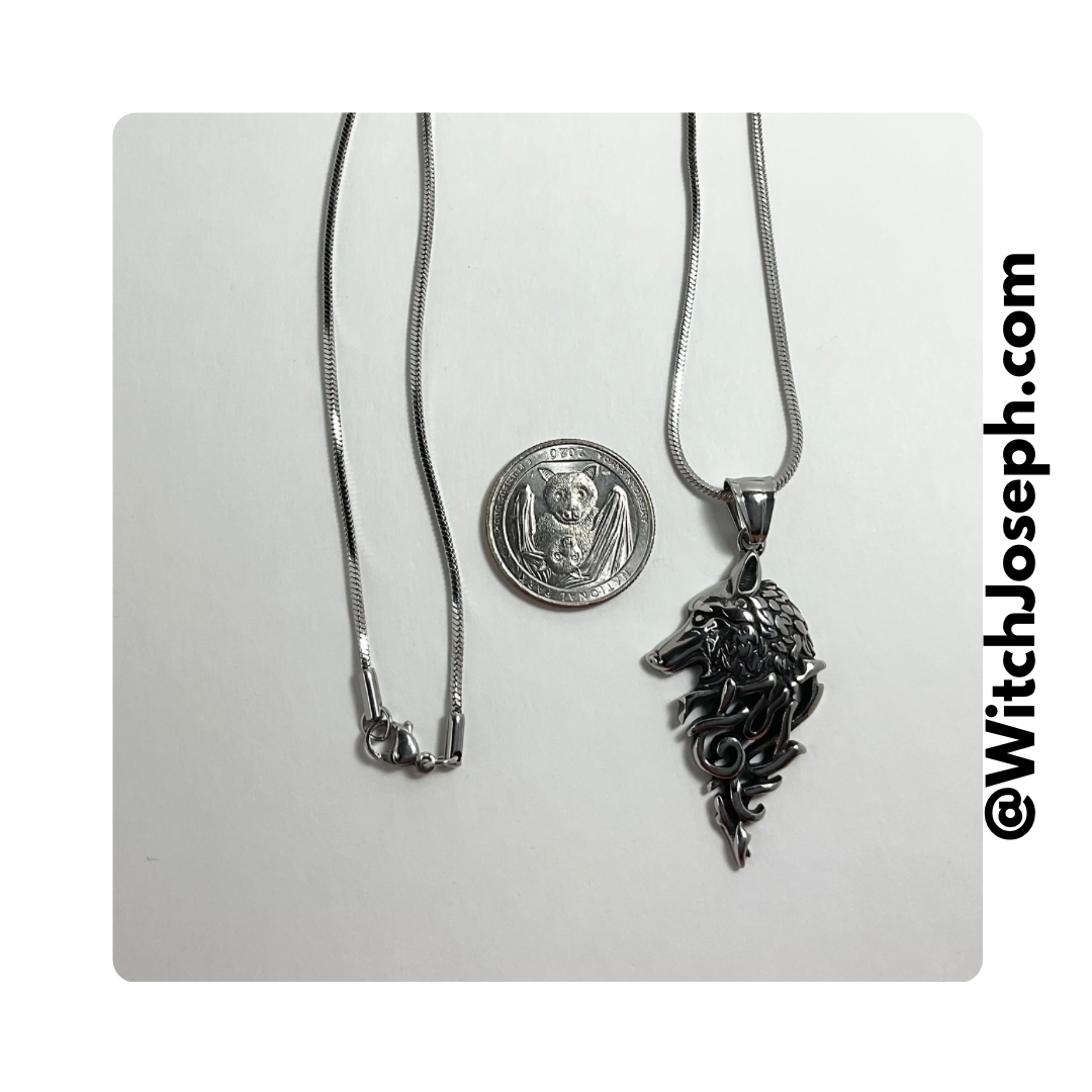 Wolf Talisman Necklace