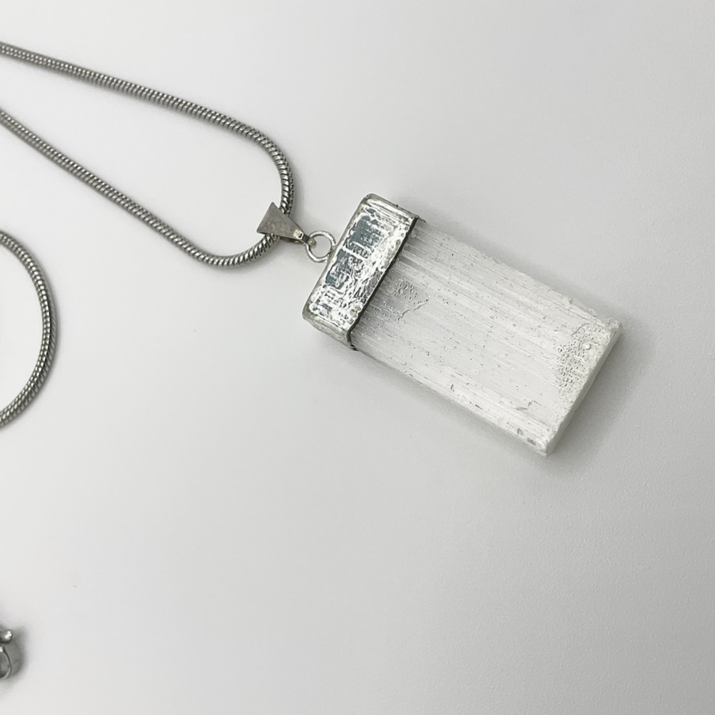 Selenite Amulet
