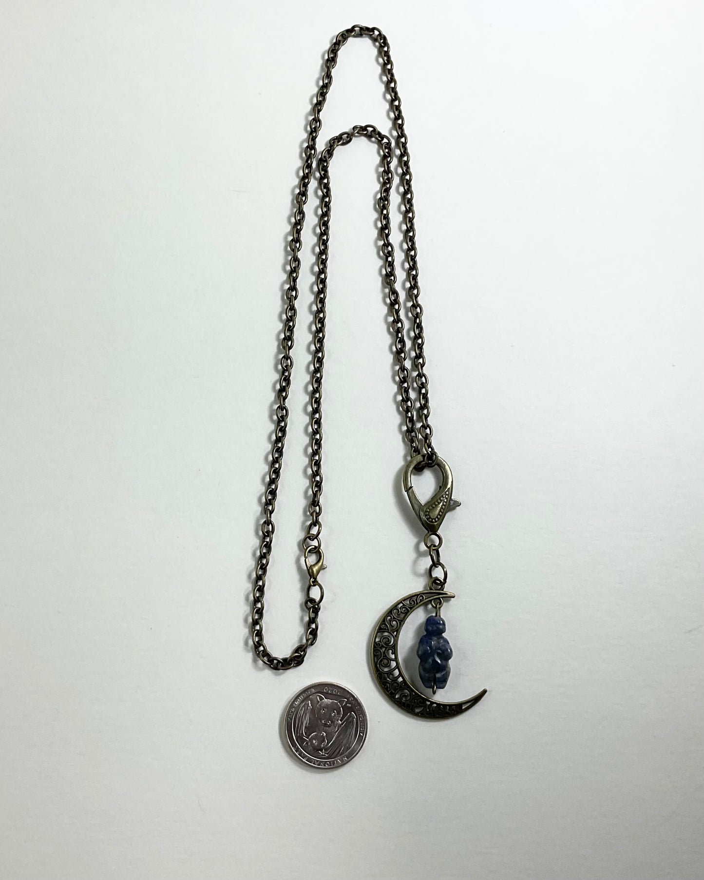 Sodalite Moon Goddess Talisman