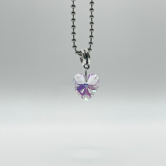 Diamondesque Crystal Heart Talisman