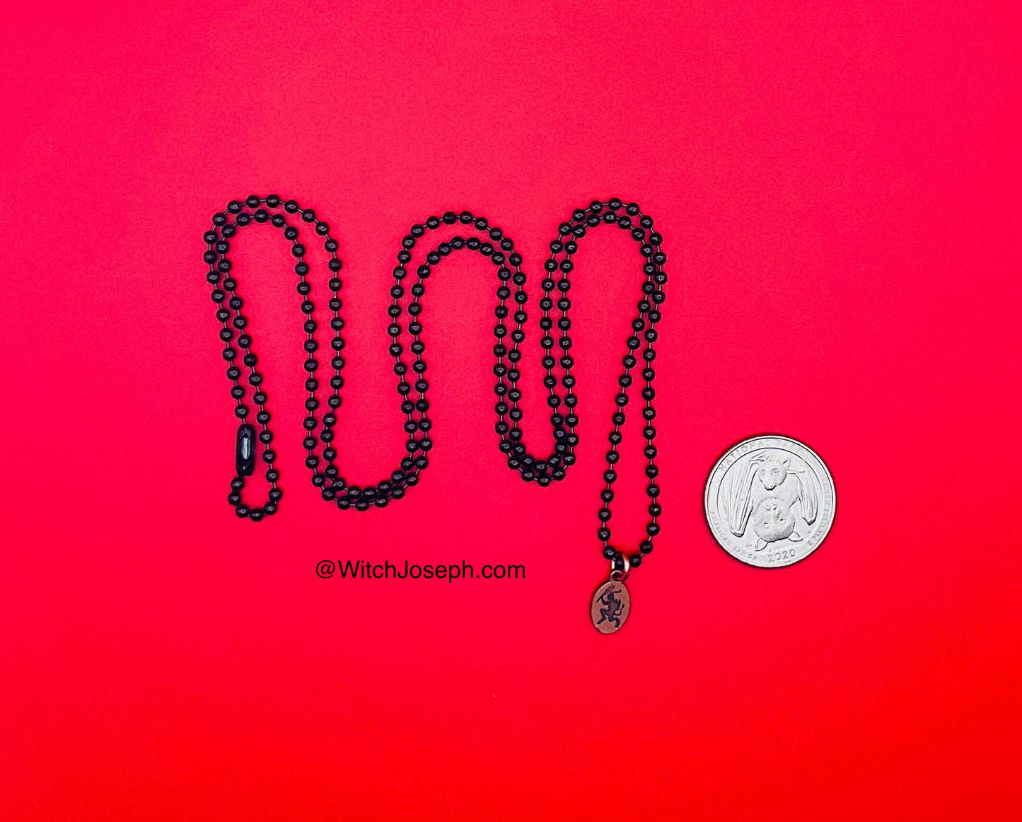 Krampus Holiday Copper Necklace