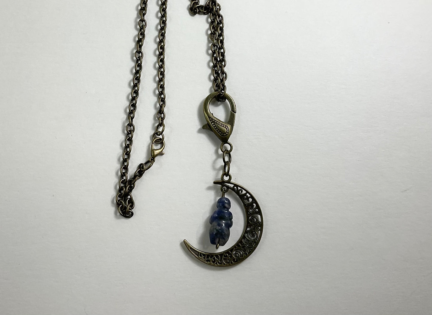 Sodalite Moon Goddess Talisman