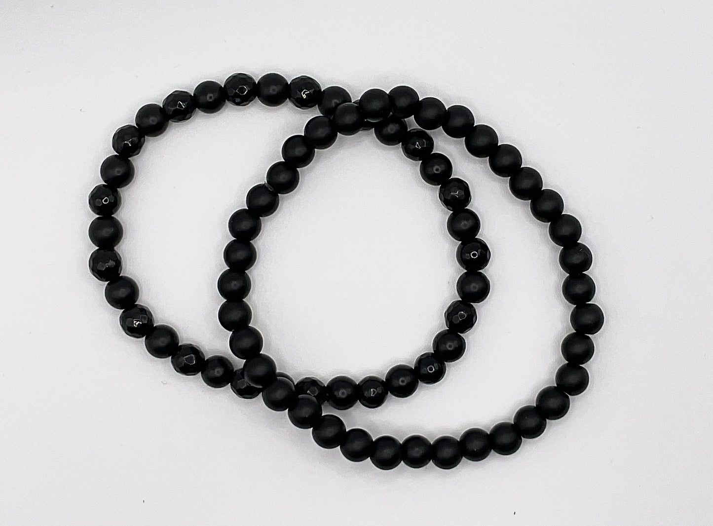Black Stretch Bracelet Set