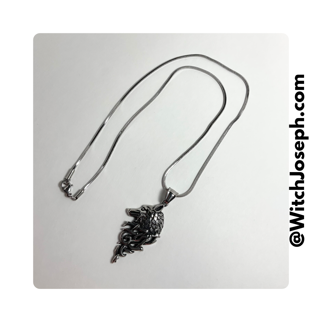 Wolf Talisman Necklace