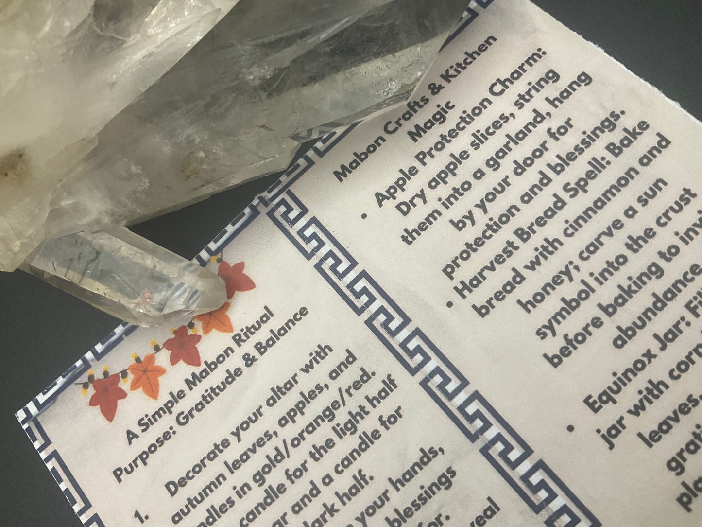 Mabon Zine by Witch Joseph