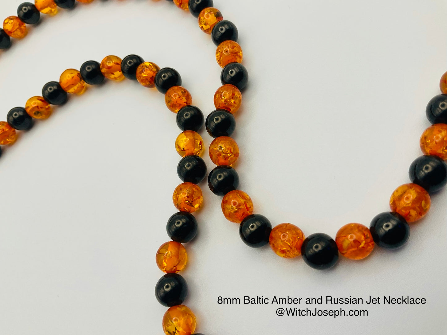 Baltic Amber and Russian Jet Necklace