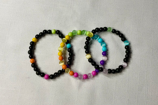 Pastel Rainbow Candy Color Pride Bracelets