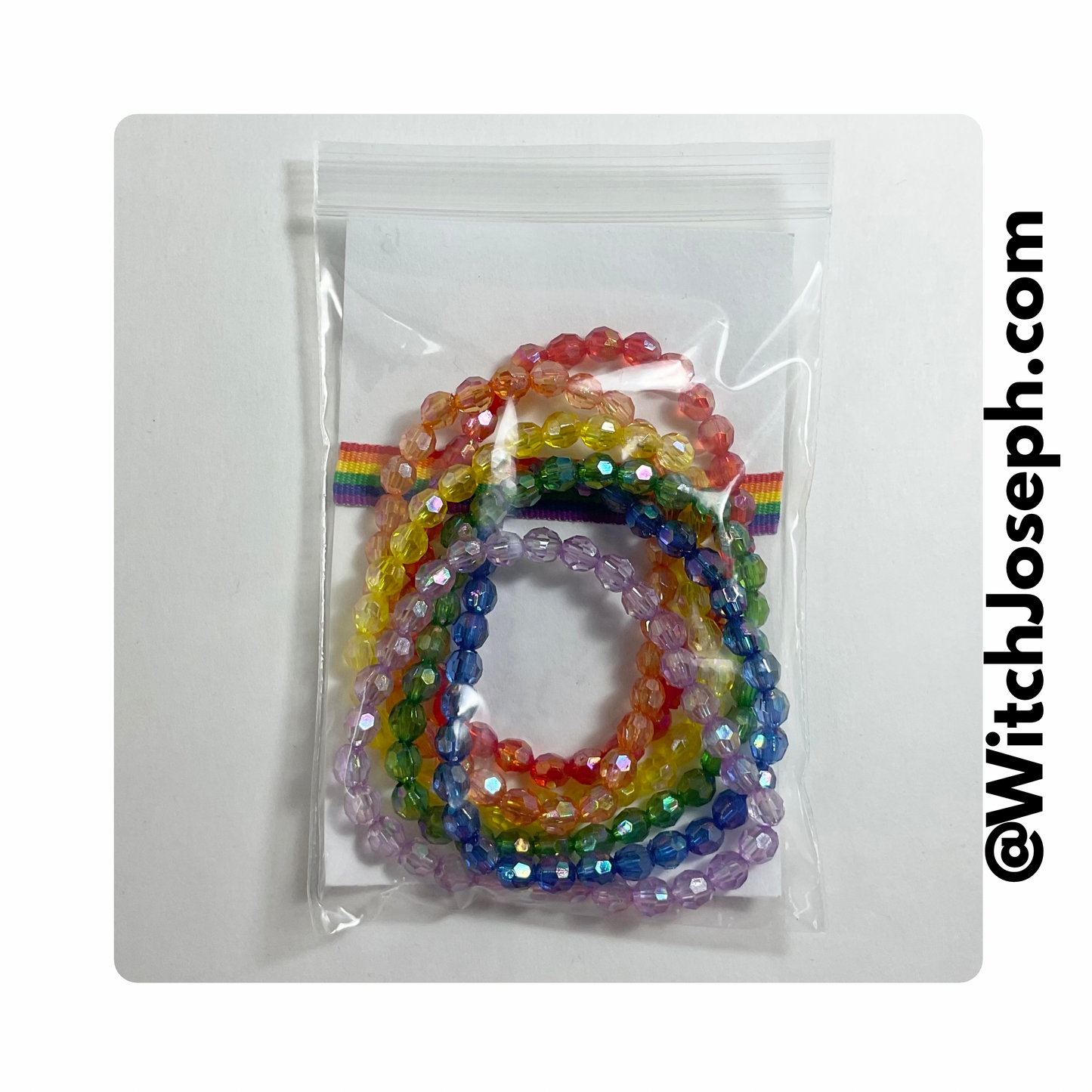 Rainbow Pride Stretch Bracelets Solid