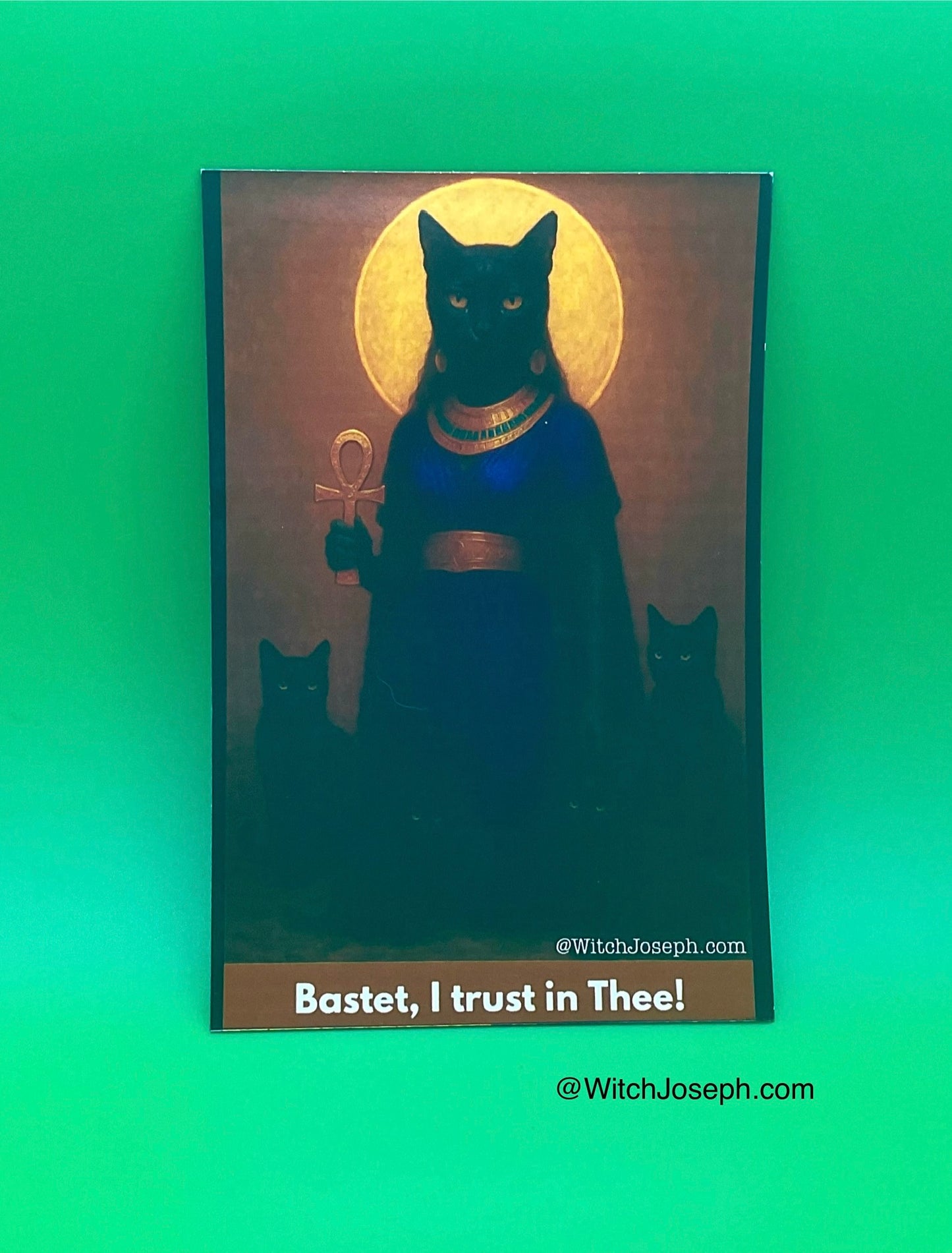 Bastet I Trust in Thee Magnet