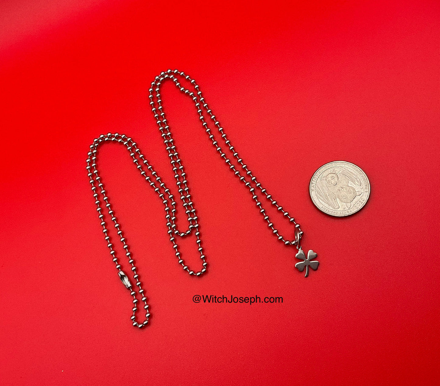 Lucky Clover Charm Necklace