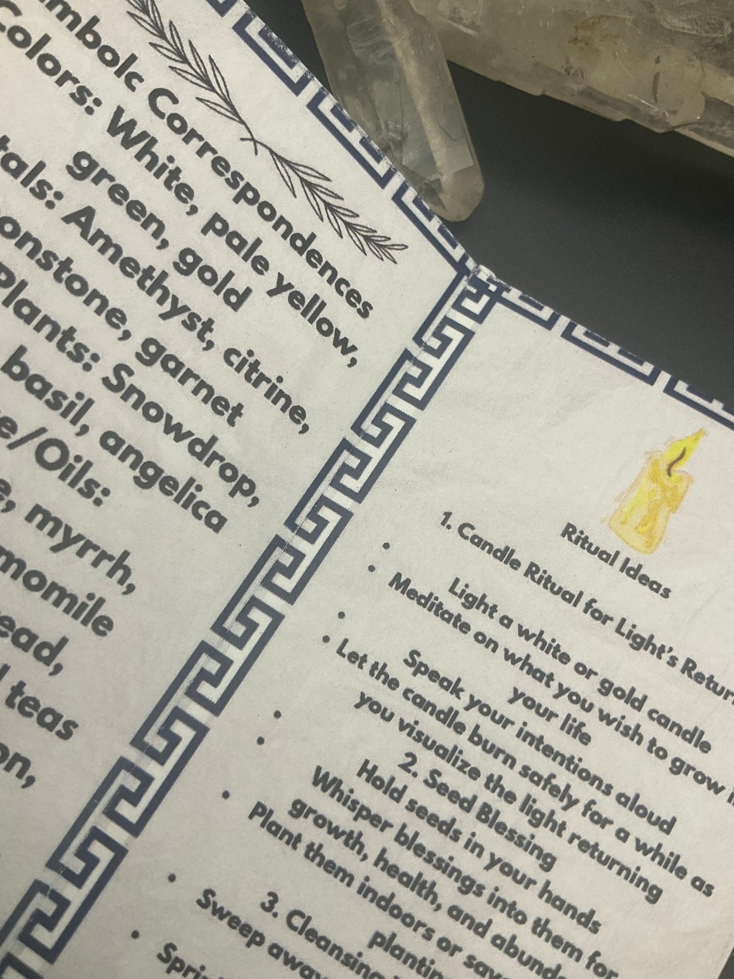 Imbolc Zine by Witch Joseph