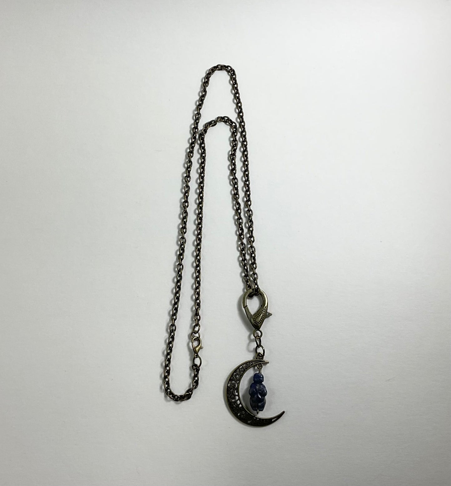 Sodalite Moon Goddess Talisman