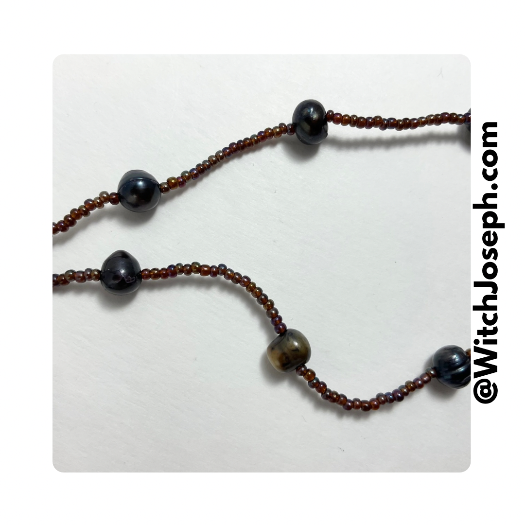 Beaded Fairy Stone Necklace