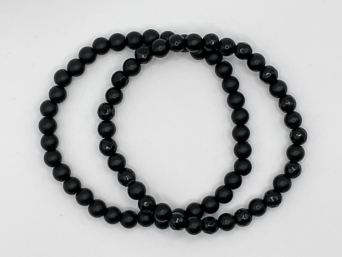 Black Stretch Bracelet Set