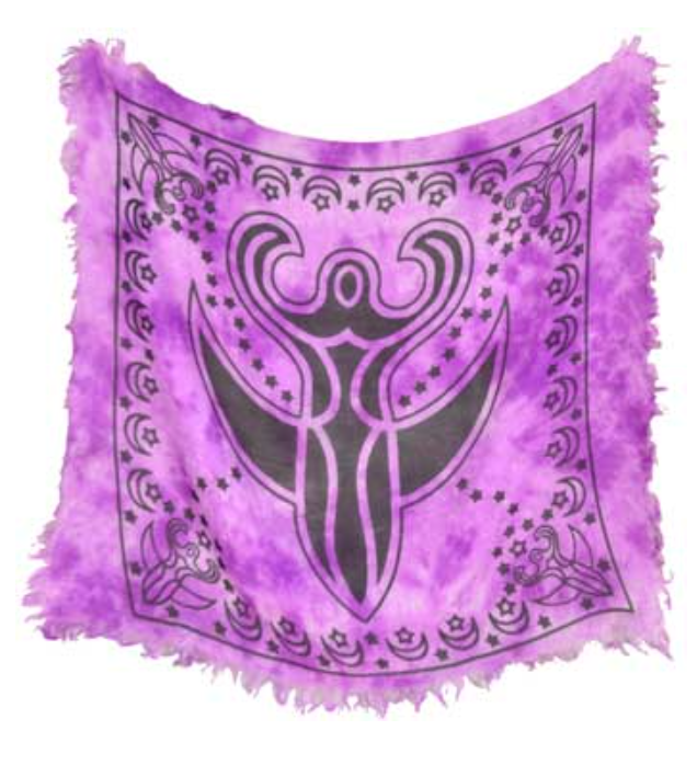 Purple Goddess Altar Cloth