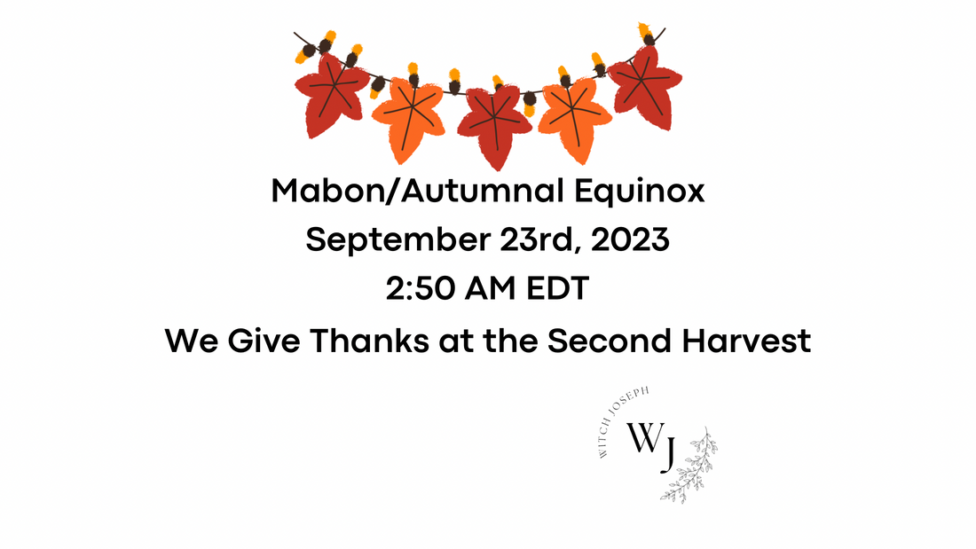 Mabon/Autumnal Equinox Suggestions and Ideas