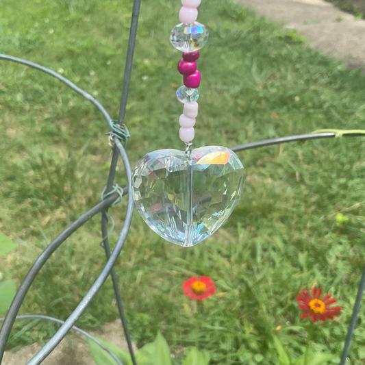 Heart Crystal Suncatcher