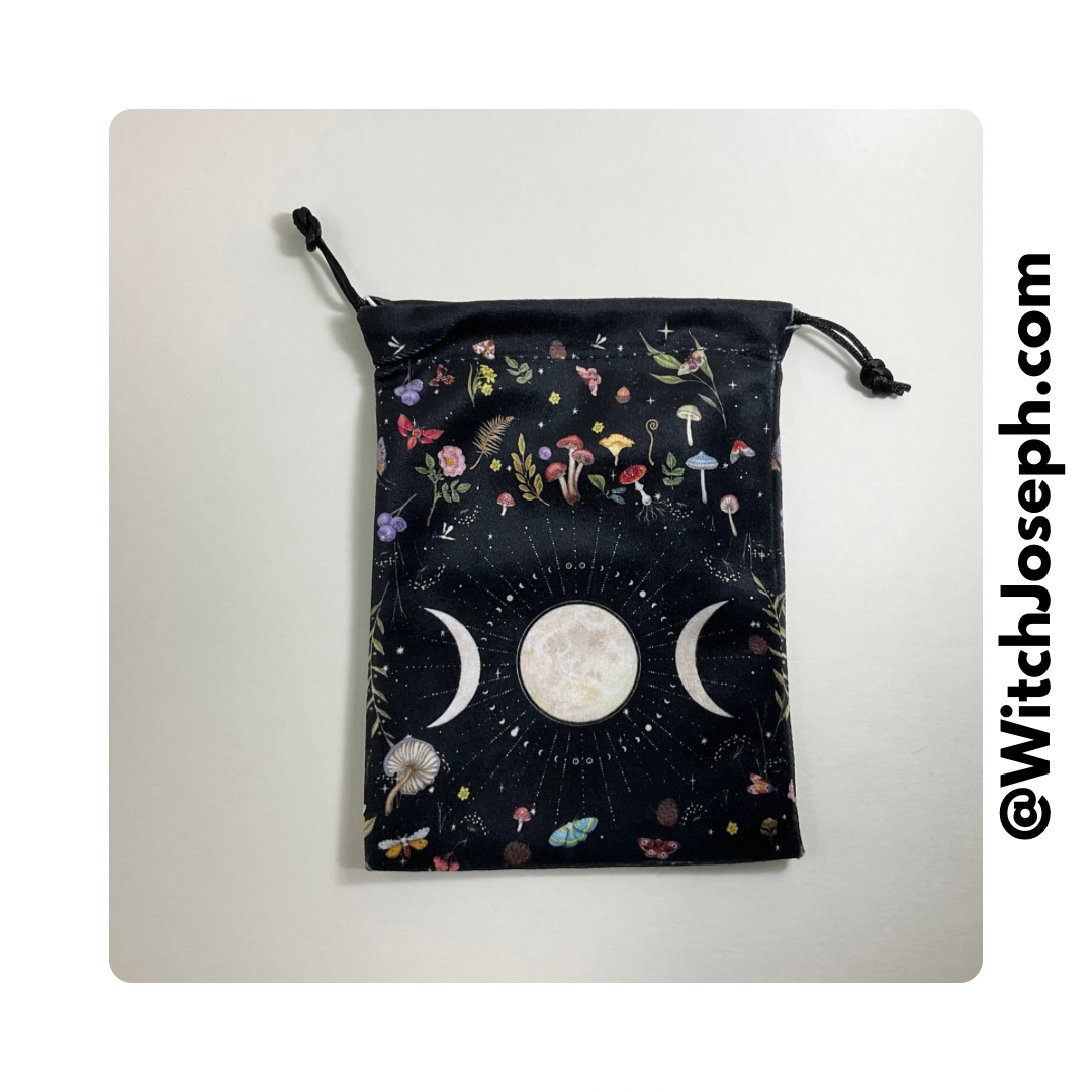 Triple Moon Goddess Symbol Tarot Bag