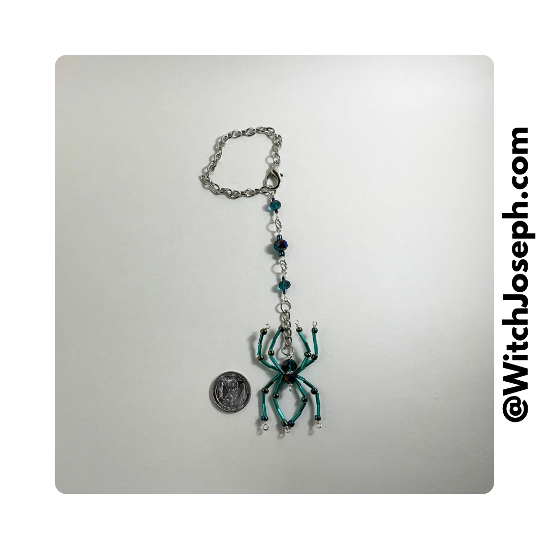 Spider Sun Catcher Turquoise