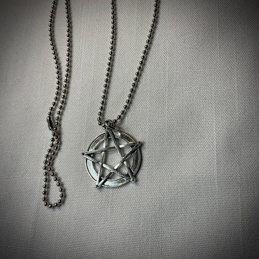 Pentagram Pentacle Charm Necklace