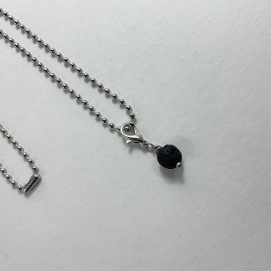 Lava Bead Pendant Charm