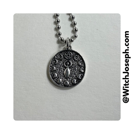 Moon Phase Goddess Charm