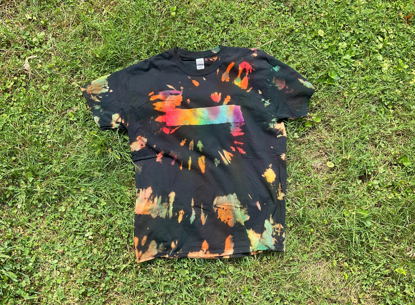 Prismatic Reverse Tie Dye Tshirt