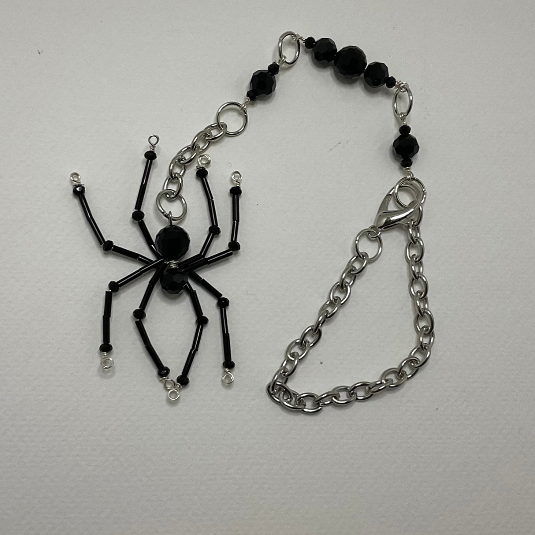 Black Spider Car Charm