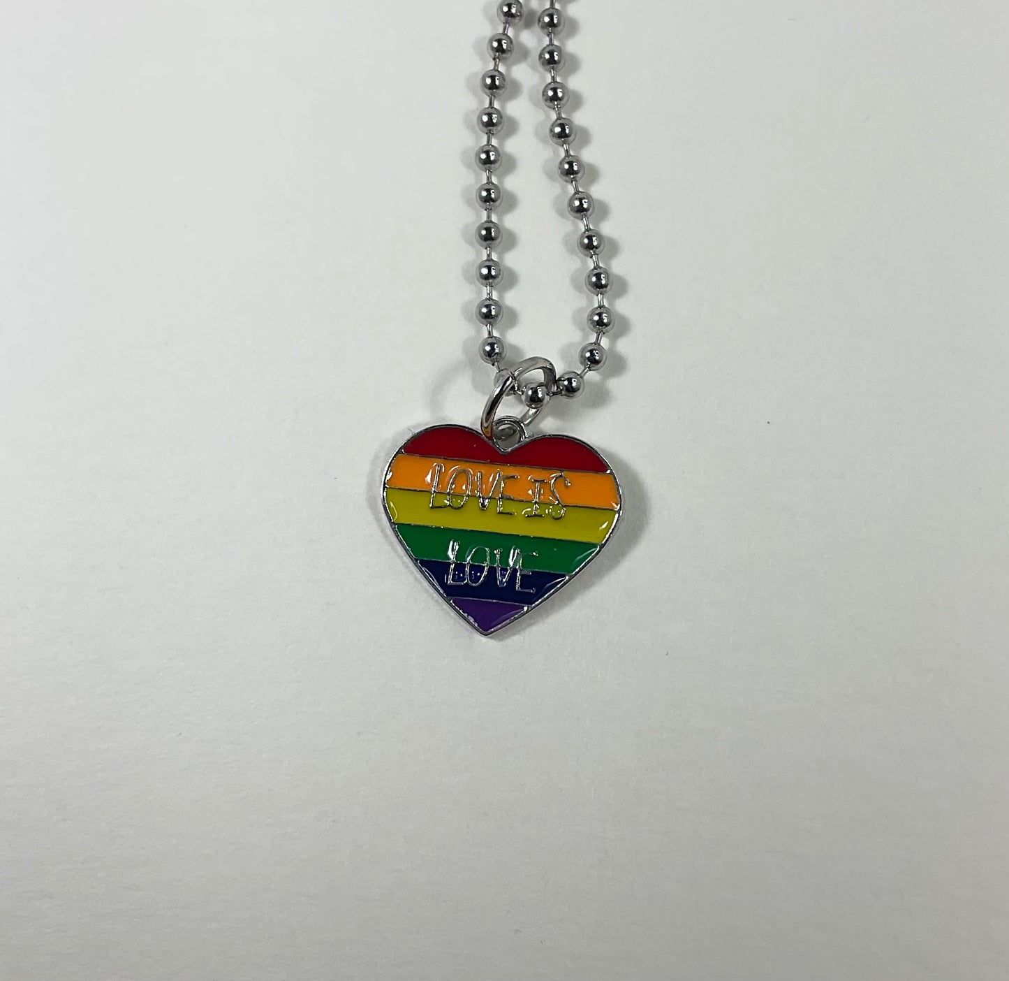 Love is Love Heart Charm