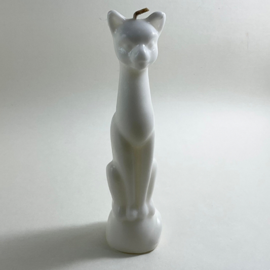 White Cat Candle