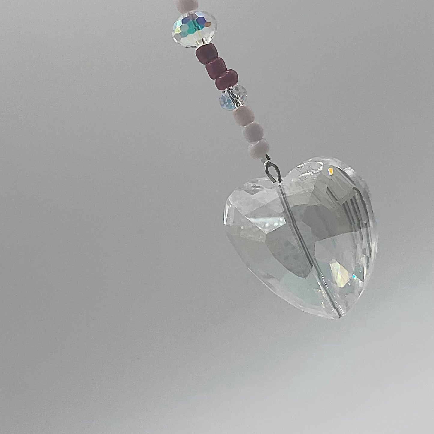 Heart Crystal Suncatcher