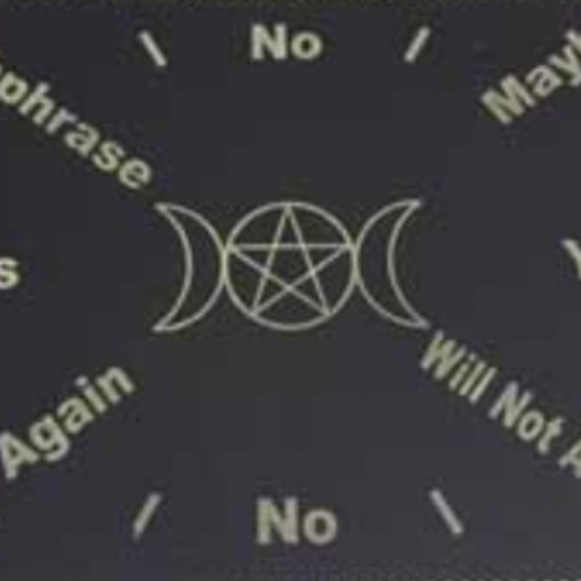 Triple Moon Pentagram Pendulum Mat