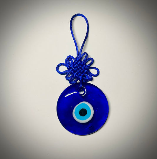 Evil Eye Wall Hanging With Blue Hanger