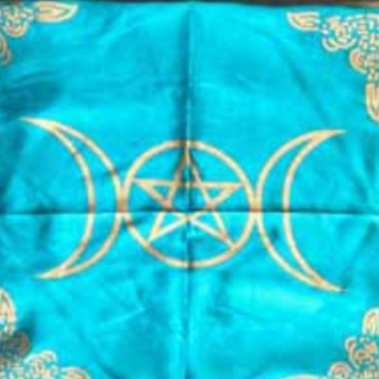 Turquoise Triple Moon Cloth