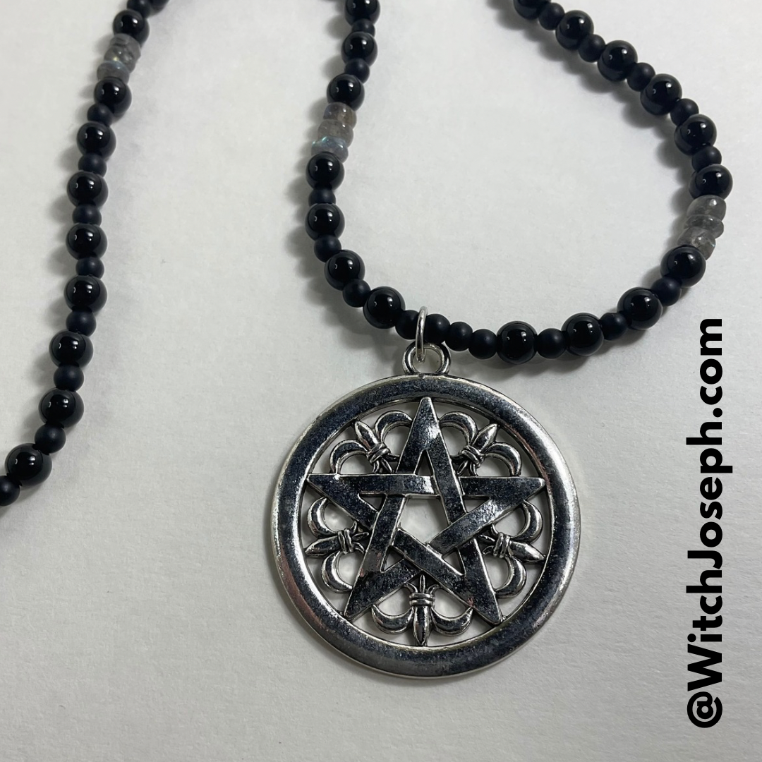 Pentacle With Labradorite