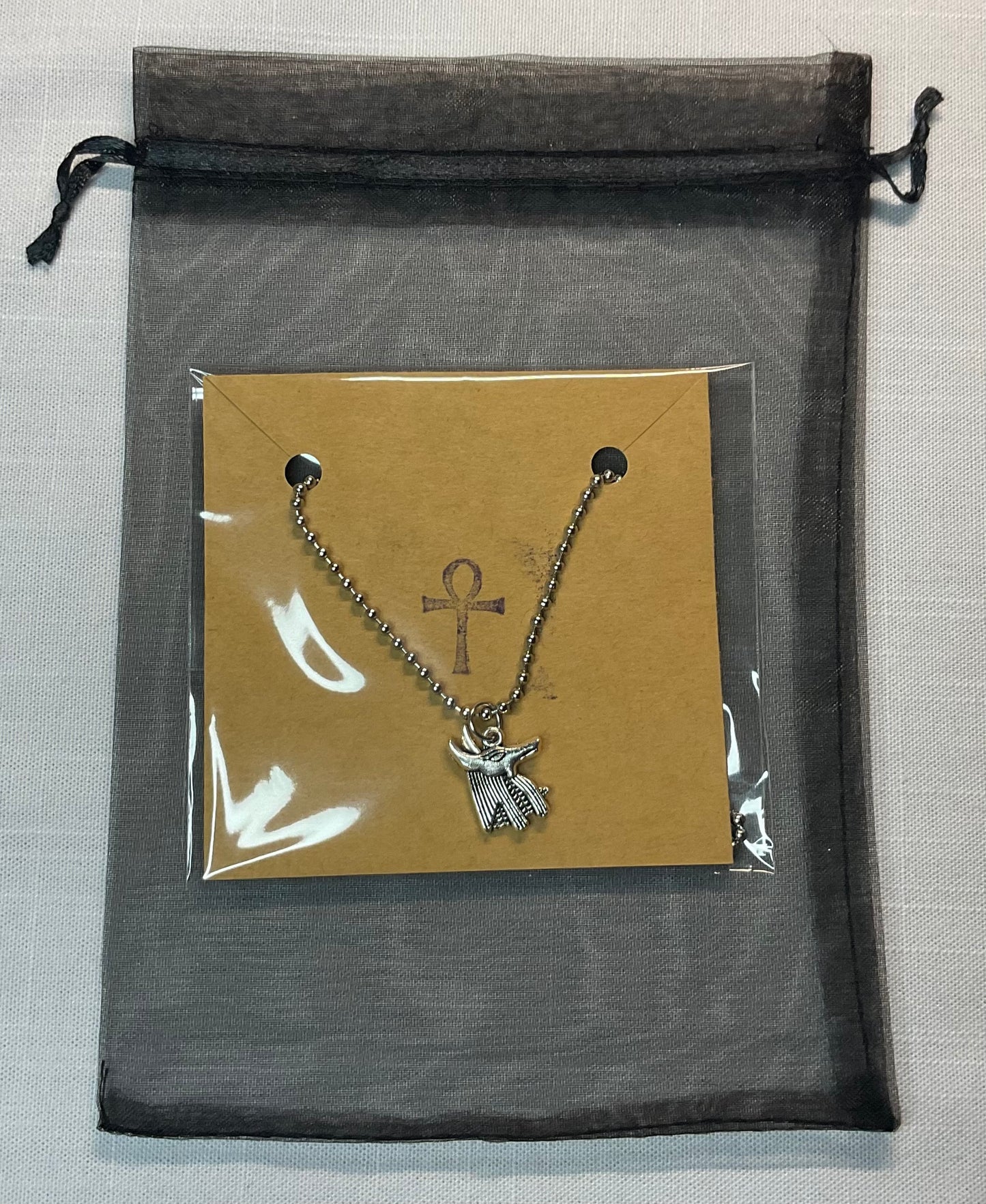 Anubis Charm Necklace