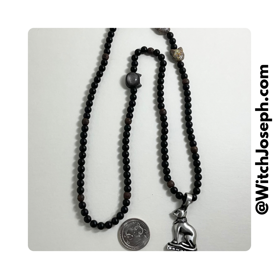 Bastet Goddess Talisman Necklace