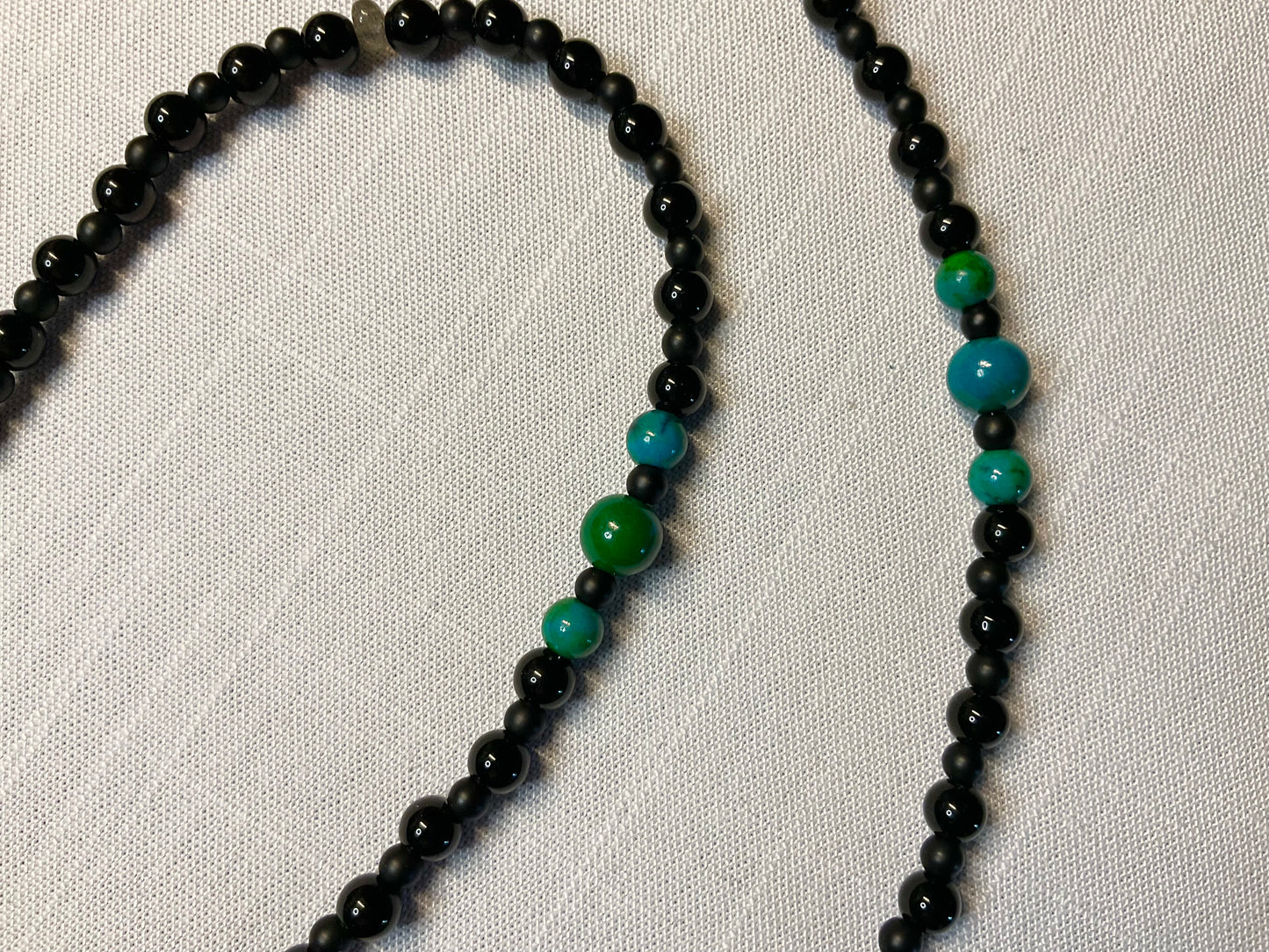 Chrysocolla Bastet Goddess Talisman Necklace