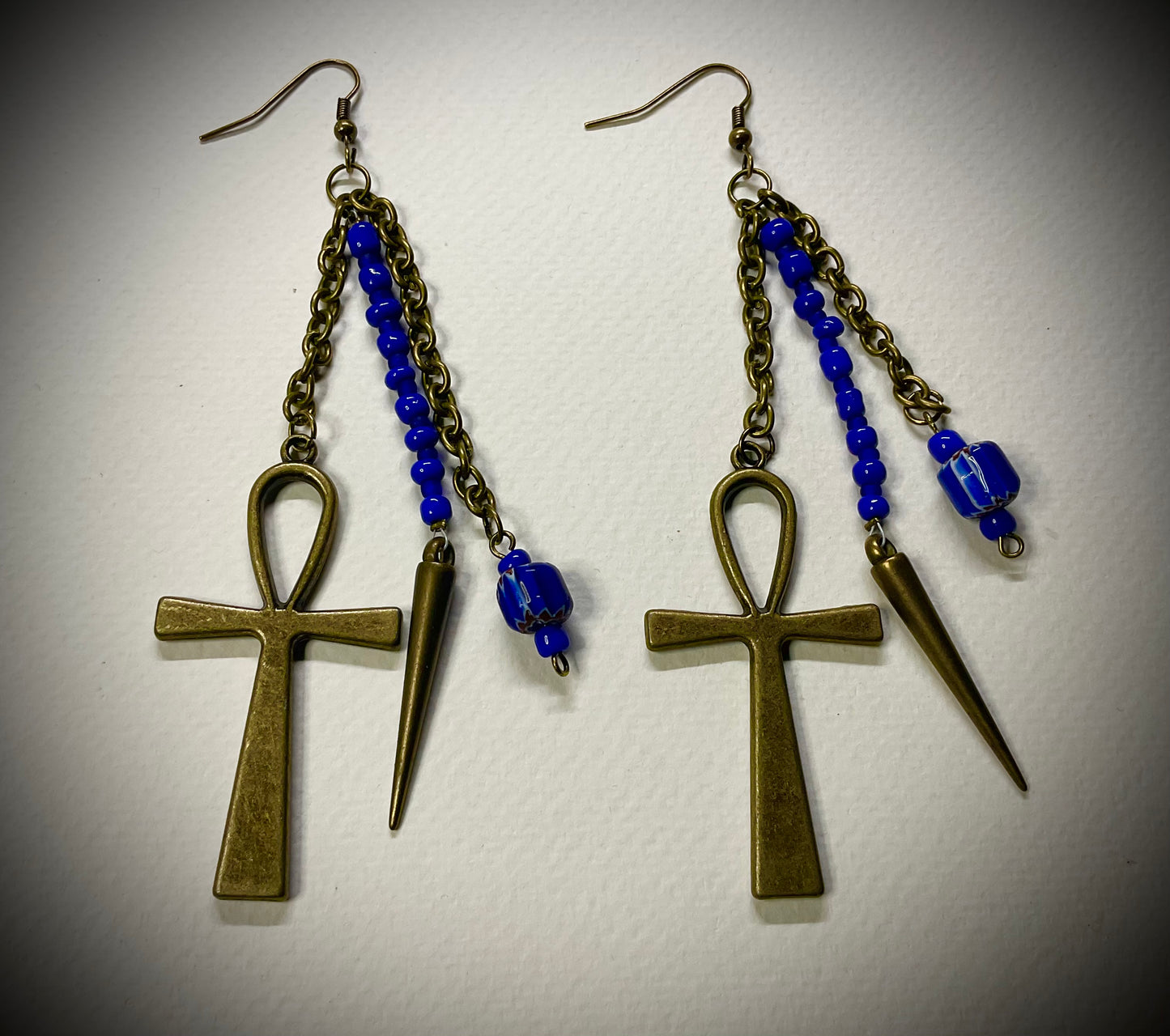 Kemetic Ankh Earrings