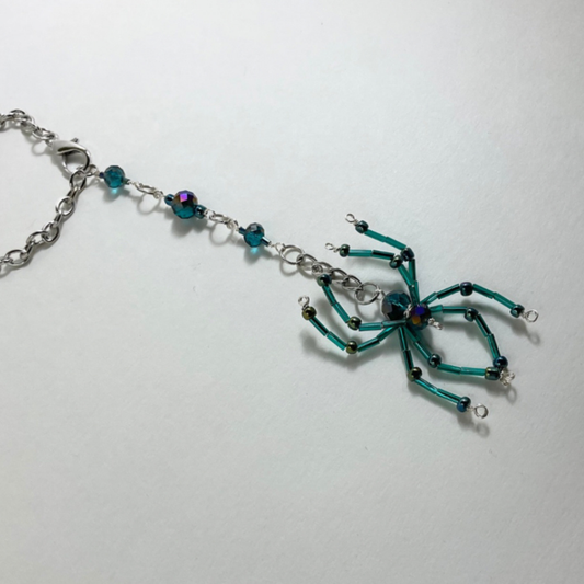 Spider Sun Catcher Turquoise