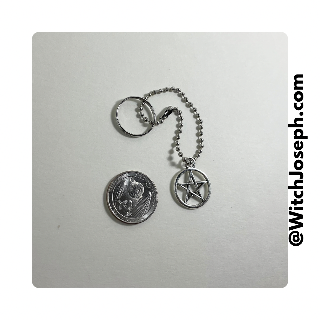 Pentacle Keychain