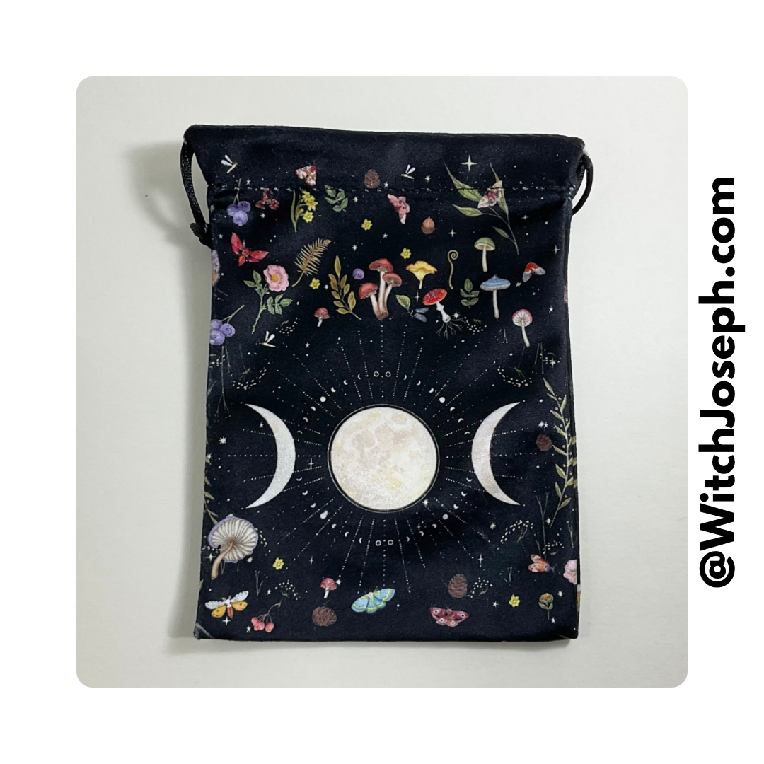 Triple Moon Goddess Symbol Tarot Bag