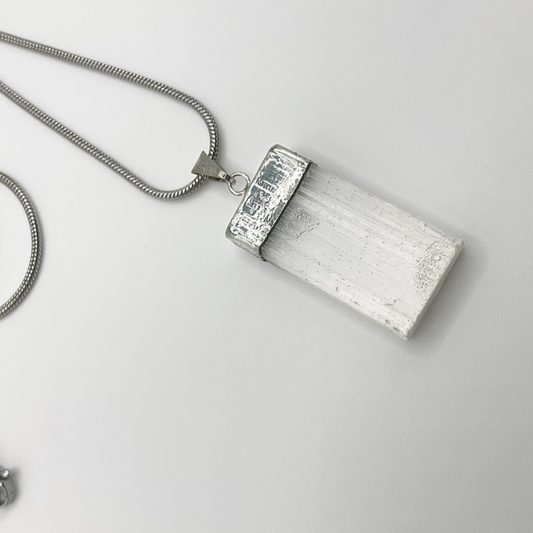 Selenite Amulet