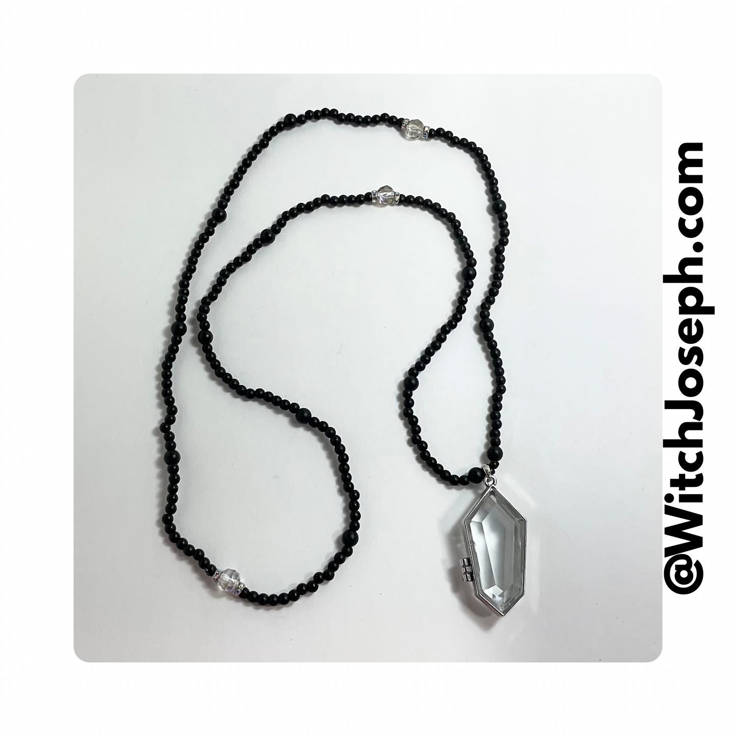 New Age Crystal Cut Glass Locket