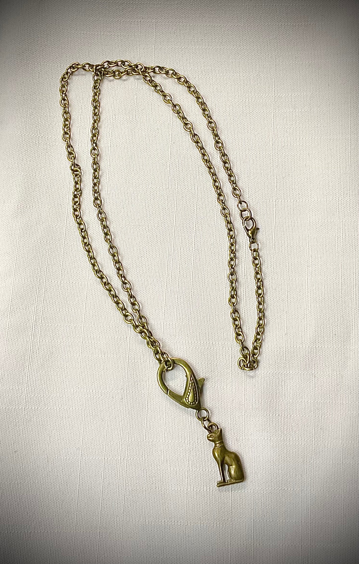 Bastet Necklace in Bronze Tone