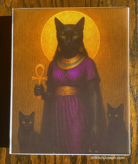 Goddess Bastet Canvas Print