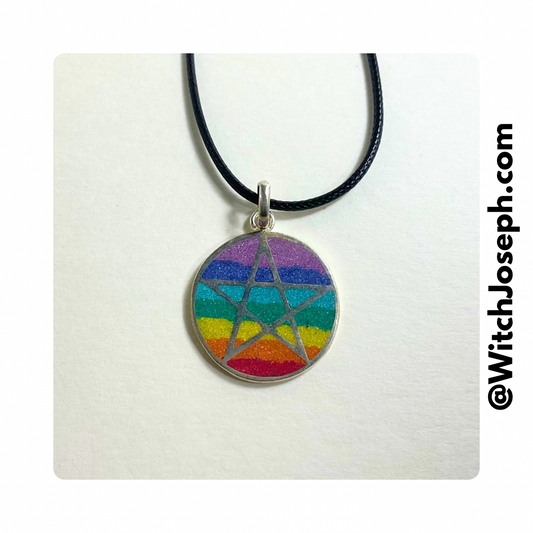 Rainbow Pride Pentacle